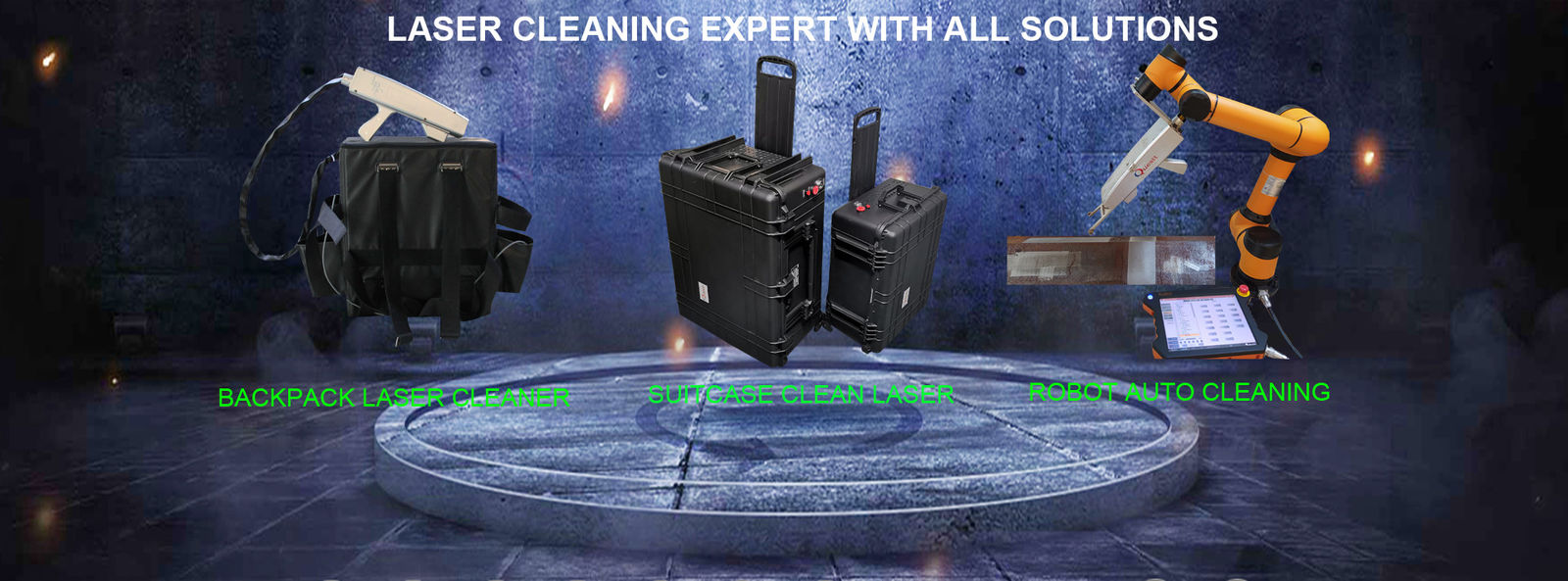 qualité Machine de nettoyage de laser Un service