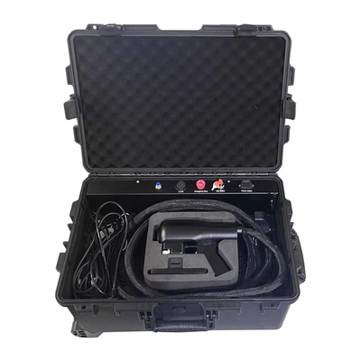 Machine de nettoyage de laser de graffiti mobile de cas pour le dérouillage