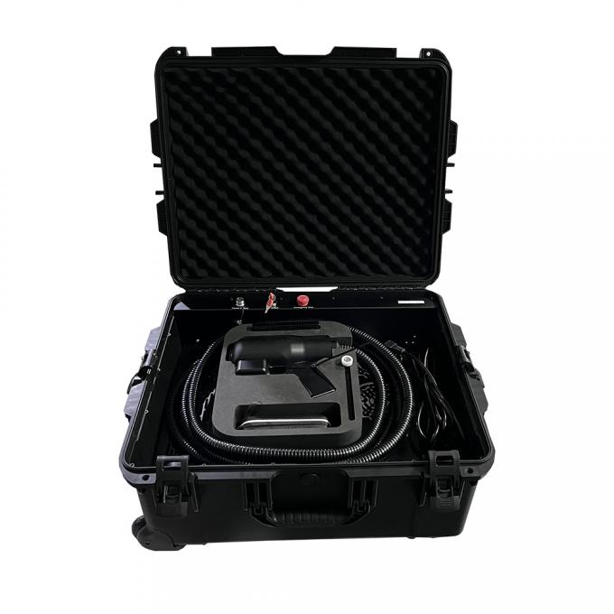 Pulse 200w 300w valise machine de nettoyage laser à fibre machine de détachement de rouille 0