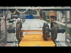 Machine de nettoyage composite laser pour l'élimination de la rouille, ensemble de roues d'essieu de train