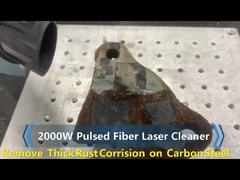 Machine de nettoyage laser à fibre pulsée 2000W pour peinture antirouille épaisse