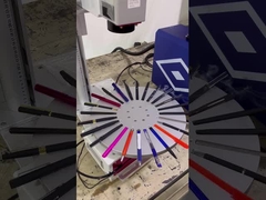 machine d'inscription de laser de fibre de la table 20w rotatoire